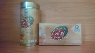 TULSI GREEN TEA + SAFFRON